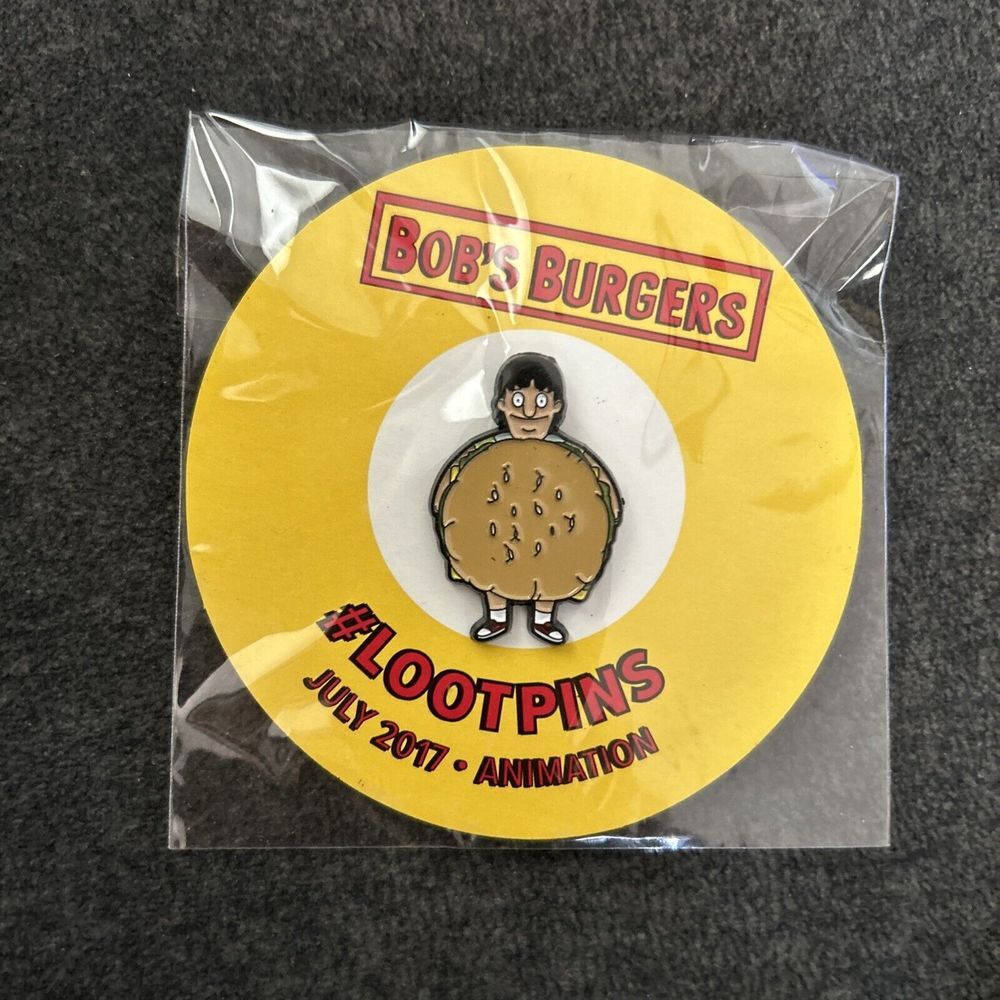 Bob's Burgers Loot Crate Pin July 2017 NEW - Picture 1 of 3
